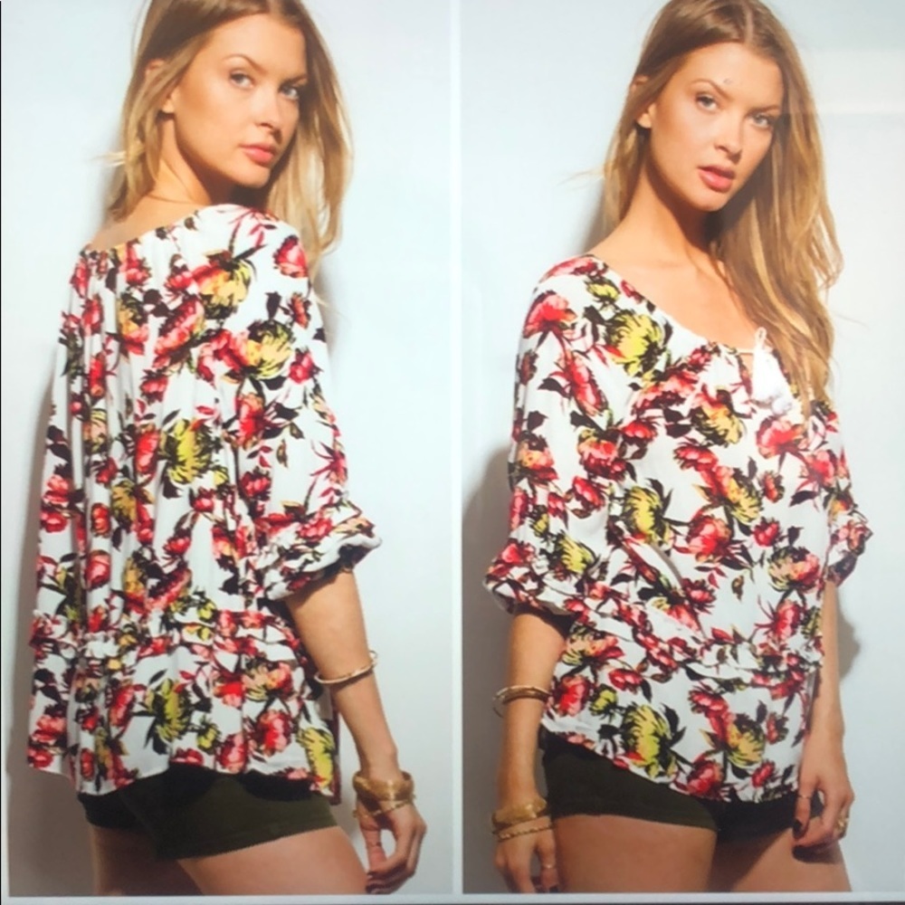 Rachael & Chloe floral print Top - Picture 2 of 4